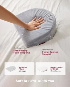 V Shaped Maternity Wedge Pillow -GlowNest Store bae8e1b5d673cab502ef9b084848a921